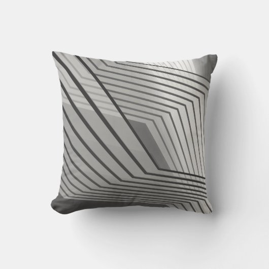Abstract futuristic architecture background 3d ill クッション (正面)