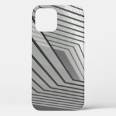 Abstract futuristic architecture background 3d ill Case-Mate iPhoneケース (裏面)