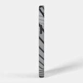 Abstract futuristic architecture background 3d ill iPhoneケース (右側面)