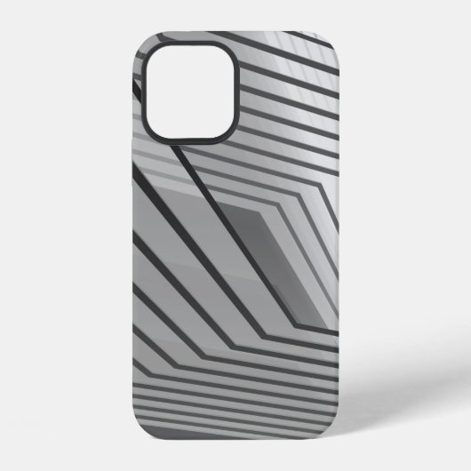 Abstract futuristic architecture background 3d ill iPhoneケース (裏面)