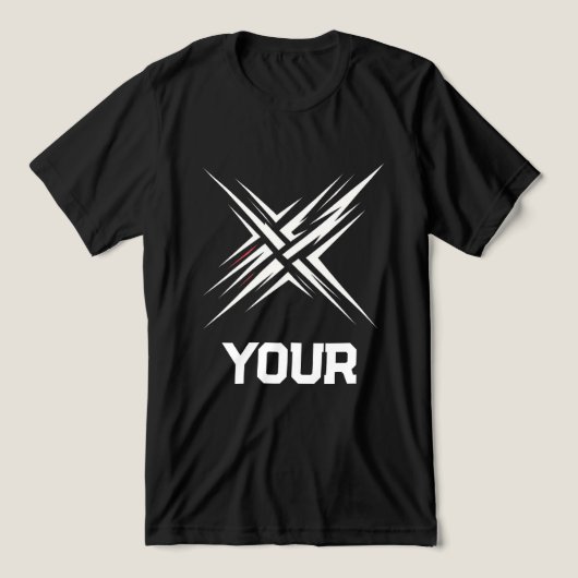 Abstract Gaming Streetwear Design トライブレンドＴシャツ (デザイン正面)