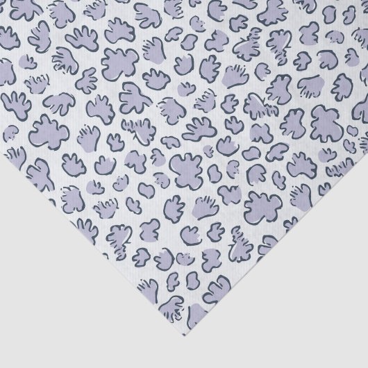 Abstract Garden Confetti | Pattern Pale Periwinkle 薄葉紙 (詳細)