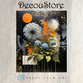 Abstract Garden Decoupage 薄葉紙