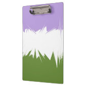 Abstract Genderqueer Pride Flag クリップボード (左)