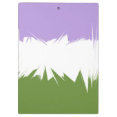 Abstract Genderqueer Pride Flag クリップボード (裏面)
