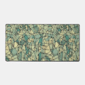 Abstract Geometric Aquatic Network デスクマット (正面)