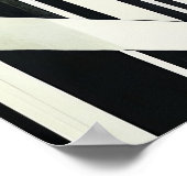 Abstract Geometric Art ポスター (角)