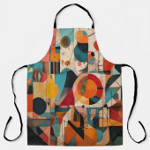 Abstract Geometric Art Apron エプロン (正面)
