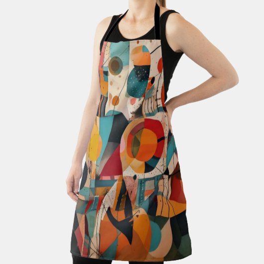 Abstract Geometric Art Apron エプロン (インサイチュ)