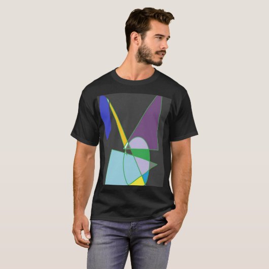 ABSTRACT GEOMETRIC ART Tシャツ (正面フル)