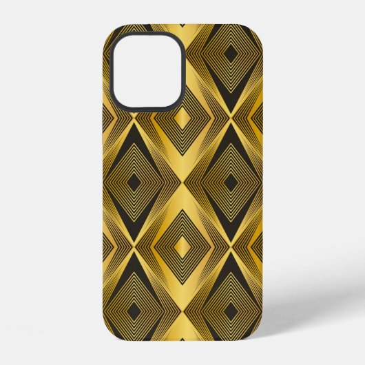 Abstract geometric background. Vintage Art Deco.  iPhoneケース (裏面)