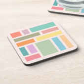 Abstract Geometric Blocks コースター (左側)