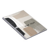  Abstract geometric boho contemporary ノートブック (右側)