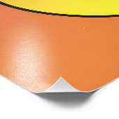 Abstract Geometric Circles Line Colorful Poster フォトプリント (角)