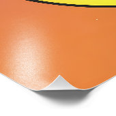 Abstract Geometric Circles Line Colorful Poster フォトプリント (角)