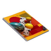 Abstract geometric colorful composition  ノートブック (右側)