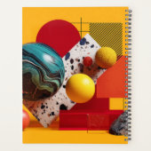 Abstract geometric colorful composition  プランナー手帳 (裏面)