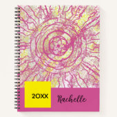 Abstract geometric contemporary colourful spiral  ノートブック (正面)