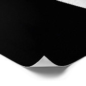 Abstract Geometric Cubist Face ポスター (角)