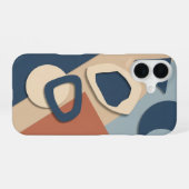 Abstract Geometric Cutout iPhone 16ケース (裏面横)