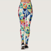 Abstract geometric digital pattern 17 - Leggings レギンス (裏面)