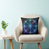 Abstract Geometric Glow Throw Pillow クッション (椅子)
