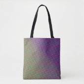 Abstract Geometric Gradient Checker Pattern 1278 トートバッグ (正面)