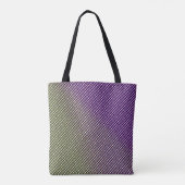 Abstract Geometric Gradient Checker Pattern 1278 トートバッグ (裏面)