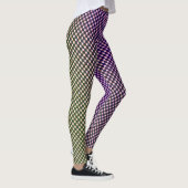 Abstract Geometric Gradient Checker Pattern 1278 レギンス (右)