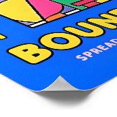 Abstract Geometric Joy Poster Vibrant Modern Wall ポスター (角)