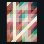 Abstract Geometric Lines ポスター<br><div class="desc">Enjoy this colorful, striped Abstract Geometric Lines graphic design…</div>