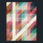 Abstract Geometric Lines ポスター<br><div class="desc">Enjoy this colorful,  striped Abstract Geometric Lines graphic design…</div>
