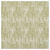 Abstract geometric lines olive green unique contem ファブリック (見本)