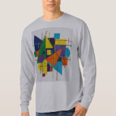 Abstract Geometric Long Sleeve Tee Tシャツ (正面)