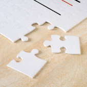 Abstract Geometric Modern Minimalist Lines ジグソーパズル (側面)