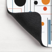 Abstract Geometric Modern Minimalist Lines マウスパッド (コーナー)