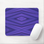 Abstract geometric mouse pad with a vivid purple  マウスパッド<br><div class="desc">Abstract geometric mouse pad with a vivid purple 3D diamond pattern. The design is sharp and symmetrical,  creating a modern and dynamic feel. A white mouse is placed beside the pad on a light surface.</div>