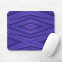 Abstract geometric mouse pad with a vivid purple  マウスパッド