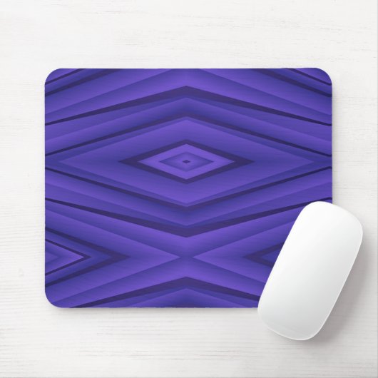 Abstract geometric mouse pad with a vivid purple  マウスパッド (マウス)