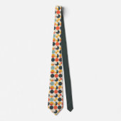 Abstract Geometric Multi-Color Custom Necktie ネクタイ (正面)