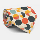Abstract Geometric Multi-Color Custom Necktie ネクタイ (ロール)