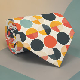 Abstract Geometric Multi-Color Custom Necktie ネクタイ