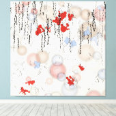 Abstract geometric painting  キャンバスプリント (インサイチュ (ウッドフロア))