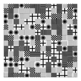 Abstract Geometric pattern ポスター