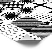 Abstract Geometric pattern ポスター (コーナー)
