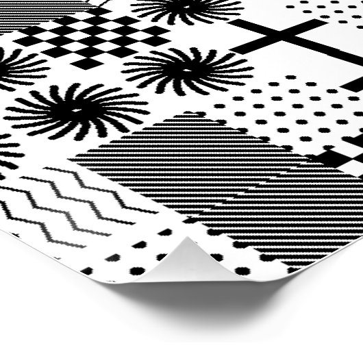 Abstract Geometric pattern  ポスター (コーナー)