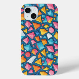 Abstract geometric pattern 16 - Iphone Case iPhone 15 Miniケース