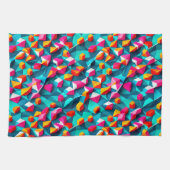 Abstract geometric pattern design 14-Kitchen Towel キッチンタオル (横)