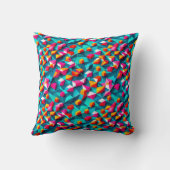 Abstract geometric pattern design 14 -Throw Pillow クッション (裏面)