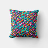 Abstract geometric pattern design 14 -Throw Pillow クッション (正面)